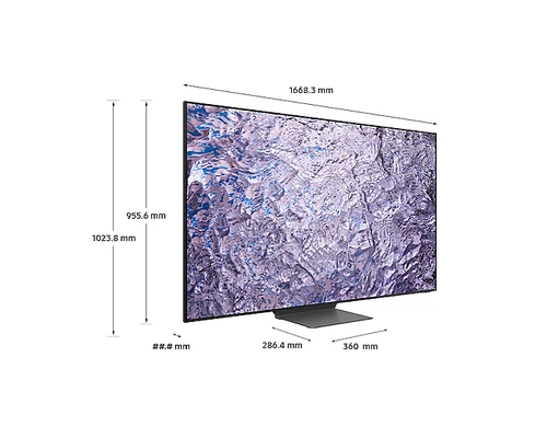 Samsung Series 8 F-75QN800Q600C Televisor 190,5 cm (75") 8K Ultra HD Smart TV Wifi Negro 1