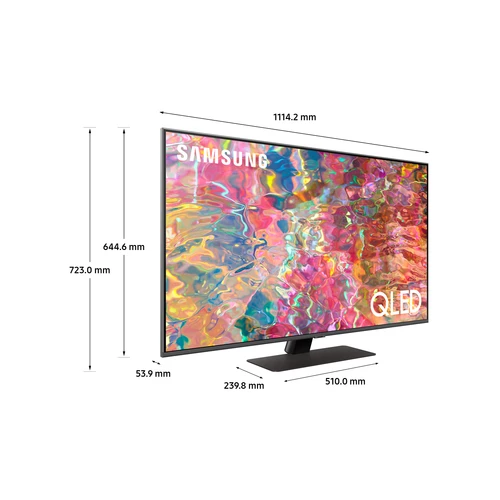 Samsung Series 8 QE50Q80B 127 cm (50") 4K Ultra HD Smart TV Wi-Fi Carbon, Silver 2
