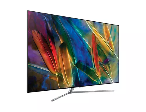Samsung Q7F QE75Q7FGMTXZG TV 190.5 cm (75") 4K Ultra HD Smart TV Wi-Fi Silver, Stainless steel 2