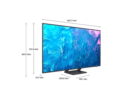 Samsung Series 7 F-65Q70Q600C Televisor 165,1 cm (65") 4K Ultra HD Smart TV Wifi Titanio 2