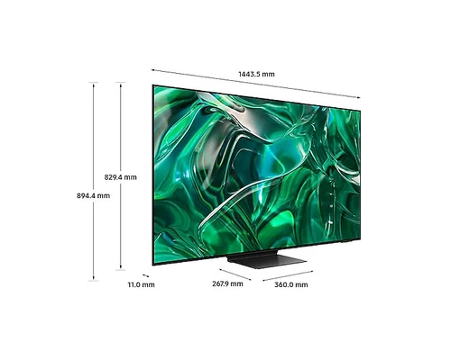 Samsung F-65S95Q600C TV 165,1 cm (65") 4K Ultra HD Smart TV Wifi Noir, Titane 2