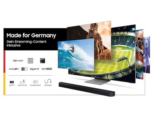 Samsung GQ75Q80A 190,5 cm (75") 4K Ultra HD Smart TV Wifi Noir 3