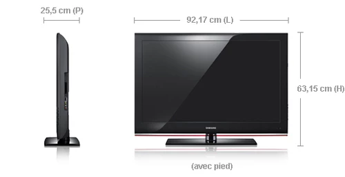 Samsung LE-37B530P7WXXN TV 94 cm (37") Full HD Black 3