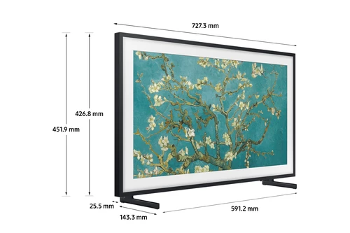 Samsung The Frame QA32LS03CBWXXY Televisor 81,3 cm (32") Full HD Smart TV Wifi Negro 3