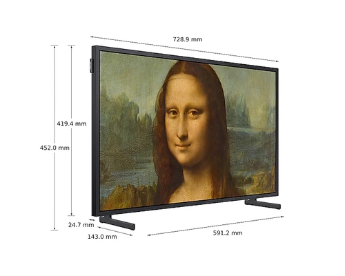 Samsung The Frame QE32LS03BBUXXH Televisor 81,3 cm (32") Full HD Smart TV Wifi Negro 2
