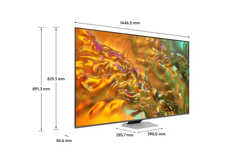Samsung TQ65Q80DAT 165.1 cm (65") 4K Ultra HD Smart TV Wi-Fi Grey 3