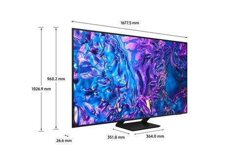 Samsung TQ75Q70DAT 190.5 cm (75") 4K Ultra HD Smart TV Wi-Fi Black 3