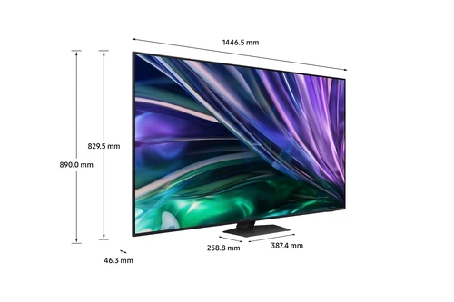 Samsung TQ85QN85DBT 2.16 m (85") 4K Ultra HD Smart TV Wi-Fi Carbon, Silver 3