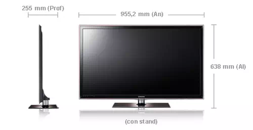 Samsung D6100 101,6 cm (40") Full HD Negro 4