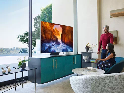 Samsung QN65Q90RAFXZA Televisor 163,8 cm (64.5") 4K Ultra HD Smart TV Wifi Carbono, Plata 2
