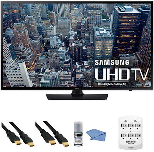 Samsung UN55JU6400F + Hookup Kit 138.7 cm (54.6") 4K Ultra HD Smart TV Wi-Fi Black 4