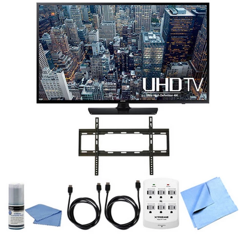 Samsung UN65JU6400F + Mount Bundle 163.8 cm (64.5") 4K Ultra HD Smart TV Wi-Fi Black 4