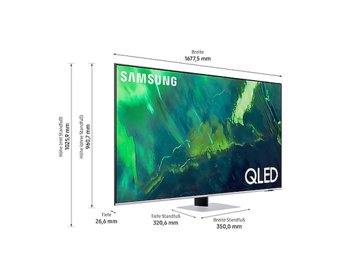 Samsung Q74A GQ75Q74AATXZG TV 190,5 cm (75") 4K Ultra HD Smart TV Wifi Noir, Titane 5