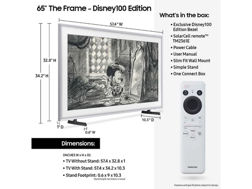Samsung The Frame QN65LS03BSF 165.1 cm (65") 4K Ultra HD Smart TV Wi-Fi Black 5