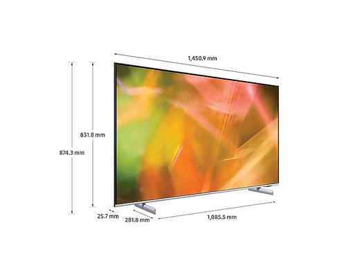 Samsung Series 8 UN65AU8200 165.1 cm (65") 4K Ultra HD Smart TV Wi-Fi Grey, Titanium 6