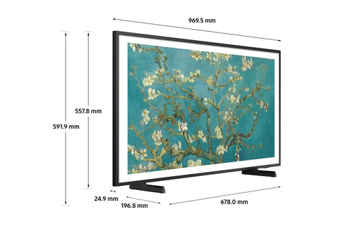 Samsung The Frame 2023 43” QLED 4K HDR Smart TV with S61B S-Series Lifestyle Soundbar 7