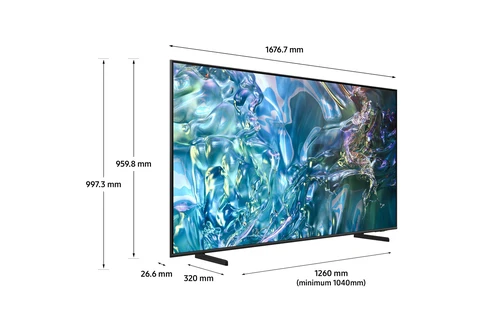 Samsung Q67D QE75Q67DAU 190,5 cm (75") 4K Ultra HD Smart TV Wifi Titane 7