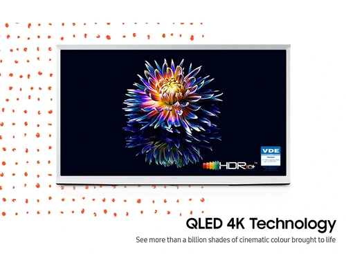 Samsung The Serif 65" LS01B QLED 4K HDR Smart TV in Cloud White (2023) 8