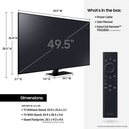 Samsung QN50Q80BAF 127 cm (50") 4K Ultra HD Smart TV Wifi Noir 8