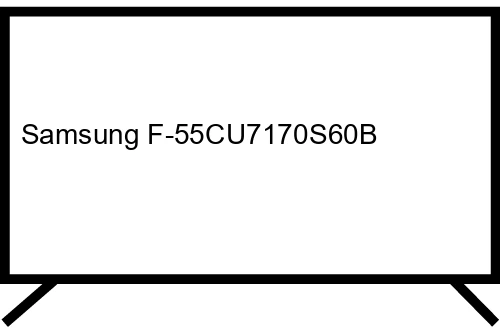 Samsung Series 7 F-55CU7170S60B Televisor 139,7 cm (55") 4K Ultra HD Smart TV Wifi Negro