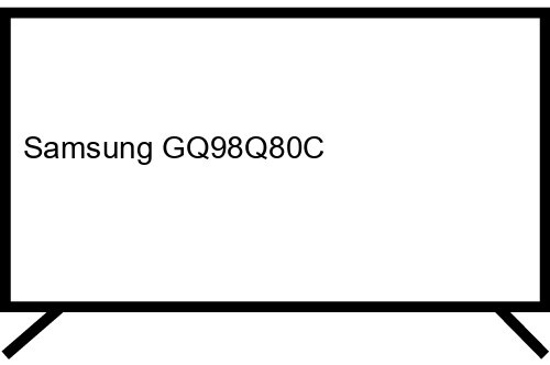 Samsung GQ98Q80C 2,49 m (98") 4K Ultra HD Smart TV Wifi Plata
