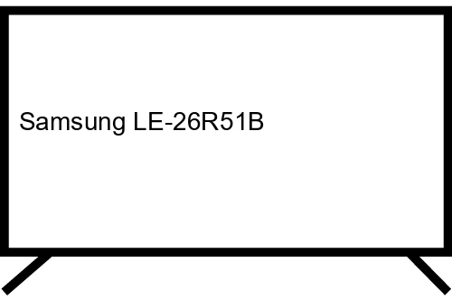 Samsung LE-26R51B Televisor 66 cm (26") HD Negro