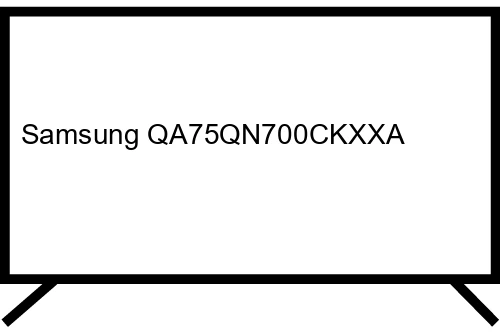 Samsung Series 7 QA75QN700CKXXA TV 190.5 cm (75") 8K Ultra HD Smart TV Wi-Fi Black, Silver