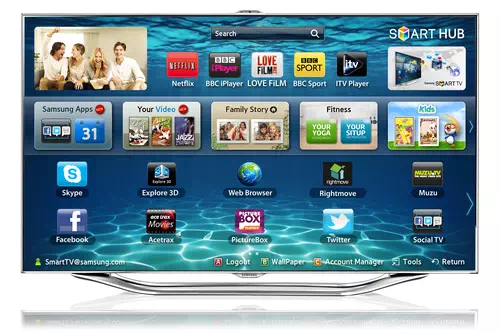 Samsung Series 8 UE46ES8000UXXU TV 116,8 cm (46") Full HD Smart TV Wifi Noir