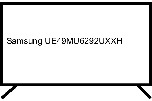 Samsung UE49MU6292UXXH TV 124,5 cm (49") 4K Ultra HD Smart TV Wifi Noir, Argent
