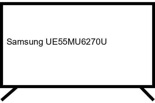 Samsung UE55MU6270U 139.7 cm (55") 4K Ultra HD Smart TV Wi-Fi Black, Silver