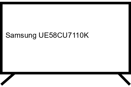 Samsung Series 7 UE58CU7110K 147.3 cm (58") 4K Ultra HD Smart TV Wi-Fi Black