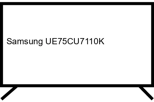 Samsung Series 7 UE75CU7110K 190.5 cm (75") 4K Ultra HD Smart TV Wi-Fi Black
