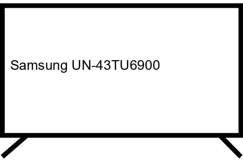 Samsung UN-43TU6900 TV 109.2 cm (43") 4K Ultra HD Smart TV Black