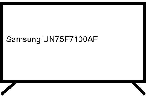 Questions and answers about the Samsung UN75F7100AF