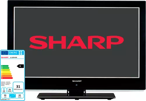 Sharp LC-22DV240EX Televisor 55,9 cm (22") Full HD Negro