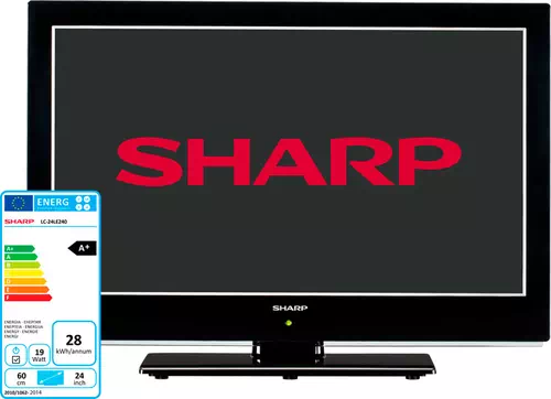 Sharp LC-24LE240EX Televisor 61 cm (24") Full HD Negro