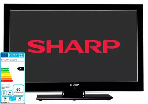 Sharp LC-32LE240E TV 81.3 cm (32") Full HD Black