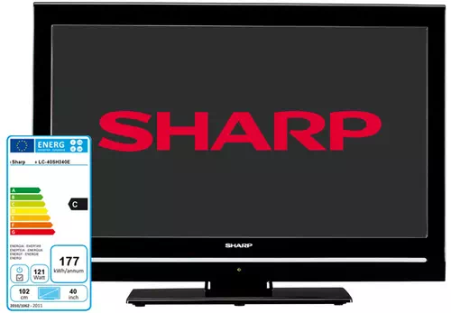 Sharp LC-40SH340E Televisor 101,6 cm (40") Full HD Negro