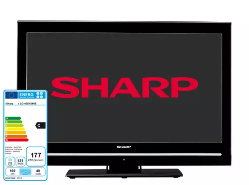 Sharp LC-40SH340EV TV 101,6 cm (40") Full HD Noir