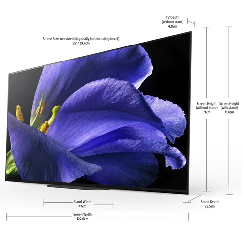 Sony KD55AG9 55-inch OLED 4K HDR UHD Smart Android TV™ with voice remote 12