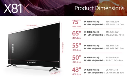 Sony KD-43X81K 109.2 cm (43") 4K Ultra HD Smart TV Wi-Fi Black 1