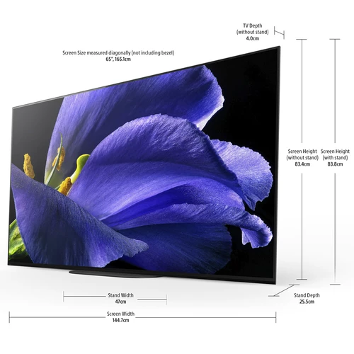 Sony KD-65AG9BU 65&quot; 4K UHD OLED TV 165,1 cm (65") 4K Ultra HD Smart TV Wifi Noir 1