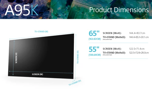 Sony XR-55A95K TV 139.7 cm (55") 4K Ultra HD Smart TV Wi-Fi Black 7