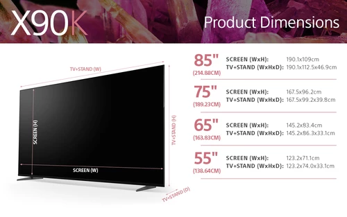 Sony XR-85X90K 2.16 m (85") 4K Ultra HD Smart TV Wi-Fi Black 7