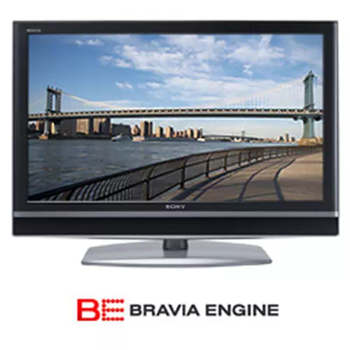 Sony 32" HD Ready LCD TV with BRAVIA ENGINE 81,3 cm (32") Negro