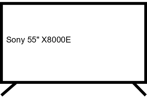 Cambiar idioma Sony 55" X8000E