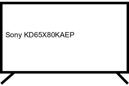 Changer la langue Sony KD65X80KAEP