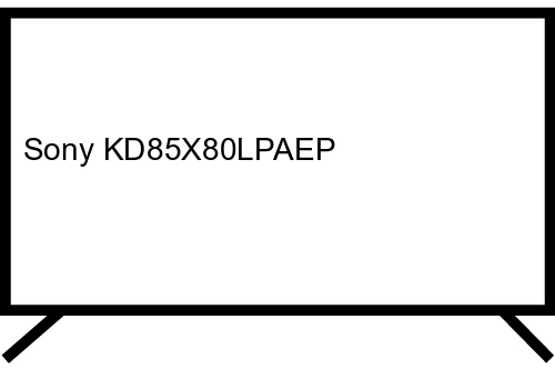 Change language of Sony KD85X80LPAEP