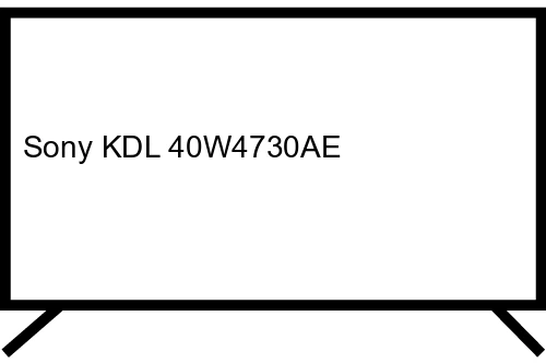 Sony KDL 40W4730AE 101.6 cm (40") Black