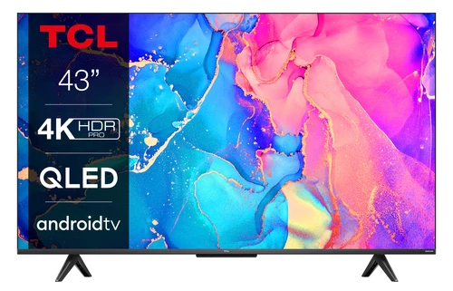 TCL C63 Series 43C635K TV 109.2 cm (43") 4K Ultra HD Smart TV Wi-Fi Aluminium, Silver, Stainless steel 0